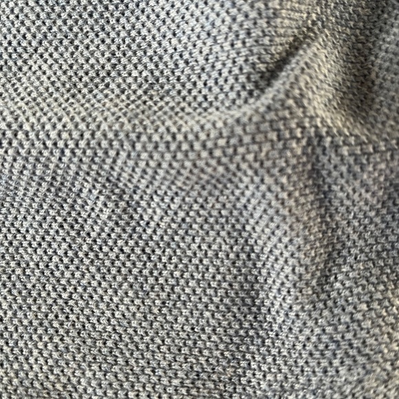 J Crew Blue Waffle Knit Crew Neck - Picture 2 of 3